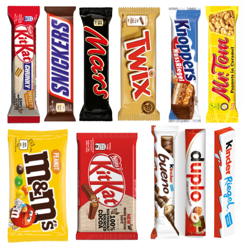 Schokoriegel beliebig